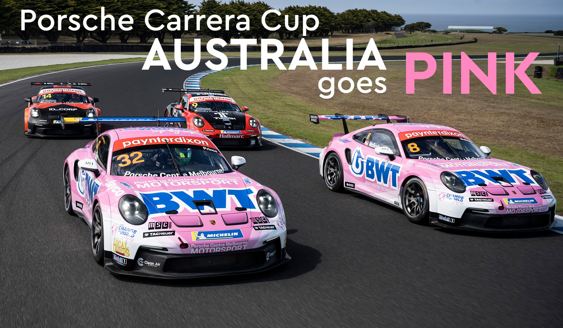 PCM and BWT joins together for the Carrera Cup Australia